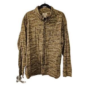 Woolrich‎ long sleeve button down collared fish novelty shirt mens size XL